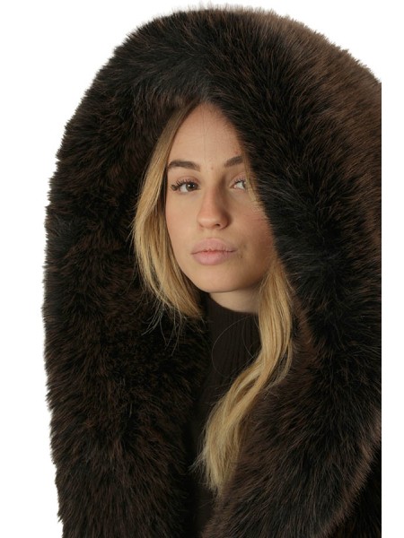 Giubbino Sword 6.6.44 Gilet in Ecopelliccia Marrone